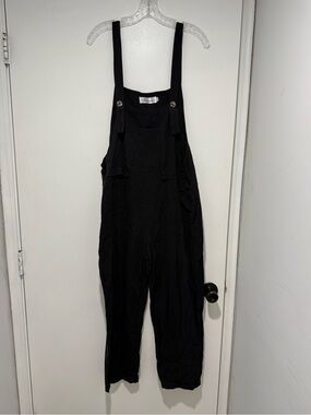 Aedvoouer Women's Baggy Plus Size Overalls Jumpsuits Wide Leg Harem Pants Casual
